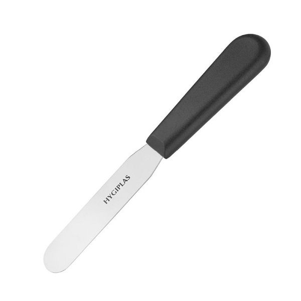 Couteau à palette Hygiplas droit 10cm noir, D401
