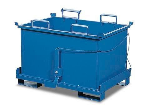 Conteneur à fond pliant DENIOS Classic pour marchandises en vrac, capacité de charge 500 kg, 163-424