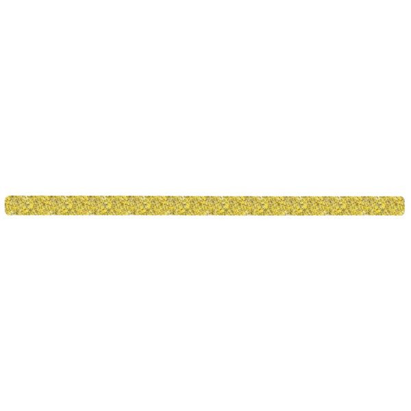 m2 revêtement antidérapant Public 46 bandes simples jaunes 50x1000mm, UE : 10 pièces, M9GV100502