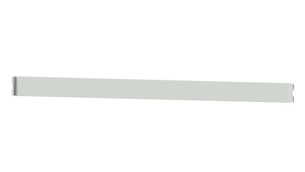 Rail de support ANKE pour boîte de rangement à façade ouverte; 1210 x 80 mm (LxH); RAL 7035, 960.969