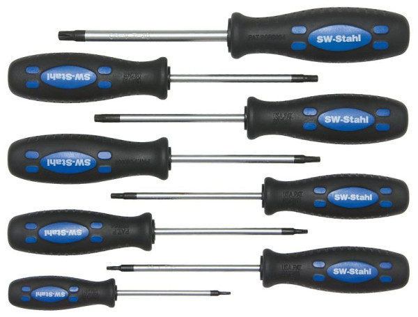 Jeu de tournevis en acier SW, profil TR, 8 pièces, 31500L