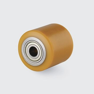 Roue TENTE-ROLLEN, roue Ø 80 mm, capacité de charge 500 kg, A 92 Shore, ETP080x60-20 HL60