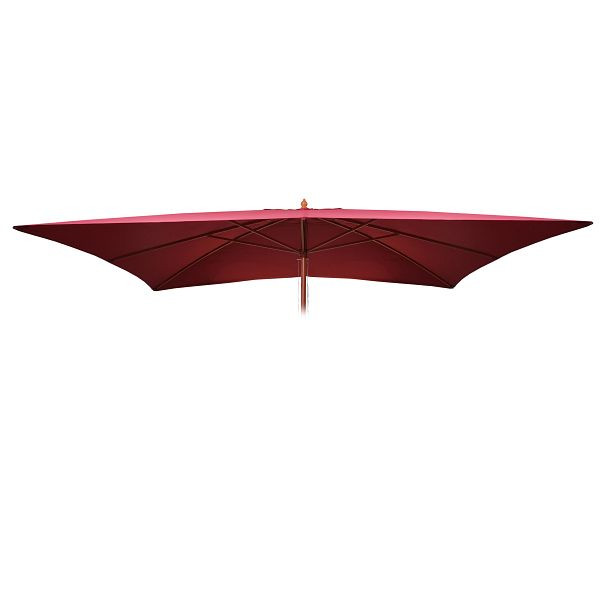 Housse de rechange Mendler pour parasol en bois Florida, housse de parasol, housse de parasol de jardin, 2x3m 6kg, bordeaux, 81659