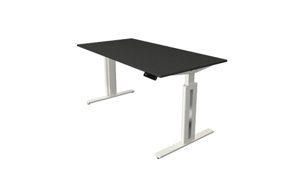 Kerkmann Move 3 Fresh table assis/debout, L 1600 x P 800 mm, réglable en hauteur électriquement de 720 à 1200 mm, anthracite, 10184713