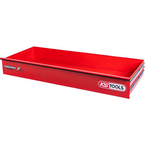 Tiroir KS Tools avec logo et guidage à billes pour chariot d'atelier P40, 1429x568x197 mm, 873.6008-R002P