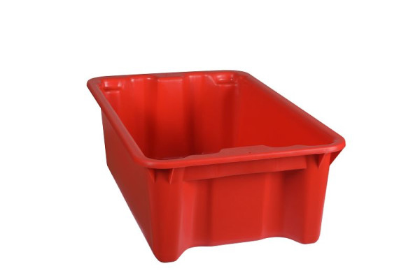Plastipol-Scheu K 400/0 POLYBOX PP ROUGE, 590 mm x 380 mm x 202 mm, 28400021