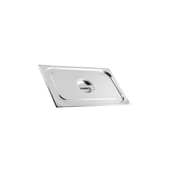 Vaiotec TOPLINE Couvercle gastronorme GN 1/3, acier inoxydable AISI 304, 32,5x17,6x2 cm, 10629