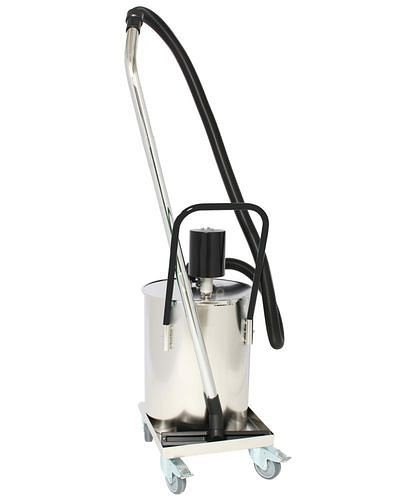 Aspirateur de liquide DENIOS ATEX W54, avec réservoir de liquide enroulable de 54 litres, 173-292