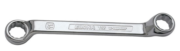 Clé à anneau double ELORA, courte, 112A, impériale, taille: 3/8 "x7 / 16", 0112119211000