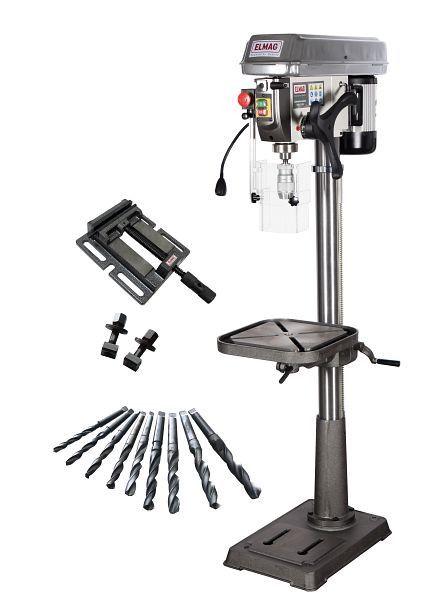 ELMAG KBM perceuse d'établi professionnelle compacte 25 SN SET campagne, 16033