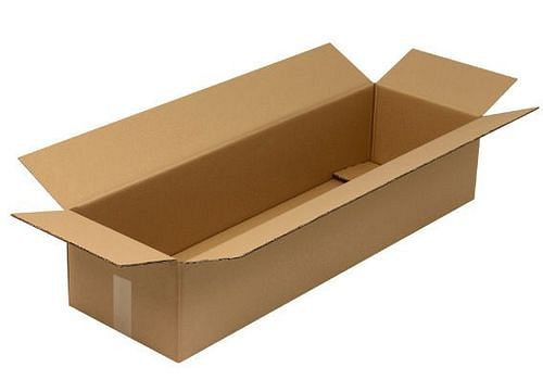Boîte pliante en carton ondulé TransPak à 2 parois, dimensions intérieures 1000 x 300 x 200 mm, qualité 2.20BC, paquet : 15 pièces, 299390