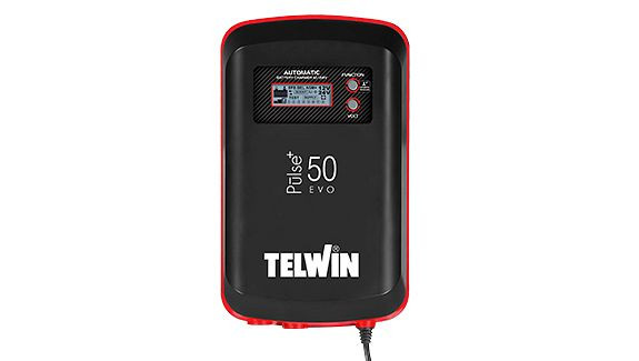 Chargeur de batterie Telwin, chargeur d'entretien et appareil de test pour batteries PULSE 50 EVO 230V 12V/24V, 807611