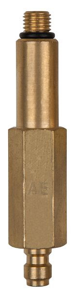 Pièce d'adaptation KS Tools (longue) filetage extérieur M8x1,0 et raccord de tuyau 1/4" avec bague d'étanchéité, 150.2345