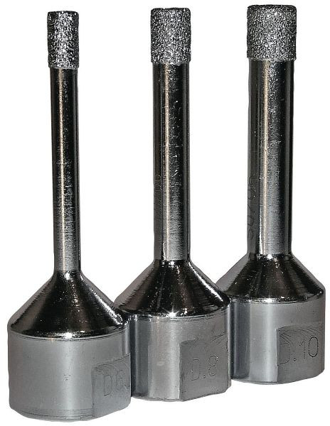 Foret diamant ELMAG Dia-CoreDrill, Ø 10x50 mm, M14 - 'brasé sous vide', 64003