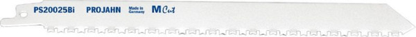 Lame de scie sabre Projahn PS20025 BiMetall 200mm MCut UE : 20 pièces, 6427320