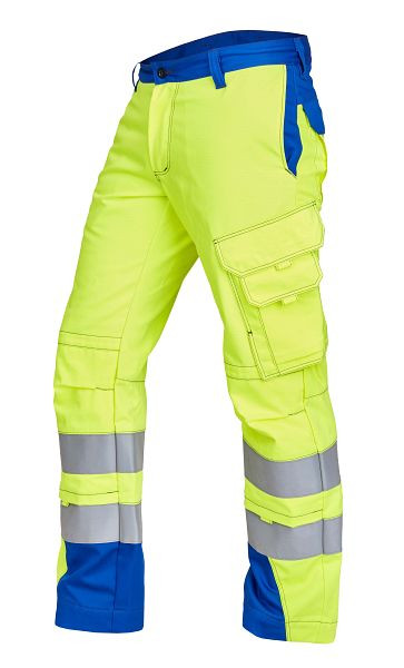 Pantalon ROFA 2351, taille 62, couleur 235-jaune lumineux-bleu grain, 2652351-235-62