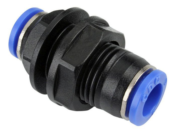 temporisateur B-GSV-4-KU, raccord passe-cloison droit en plastique, Ø tuyau : 4 mm, filetage passe-cloison : M12x1,25, UE : 10 pièces, 03170219