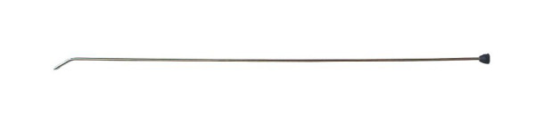 ELMAG rallonge spéciale courbée (acier nickelé), 800mm, AG M12x1,25, pour soufflettes, 32503