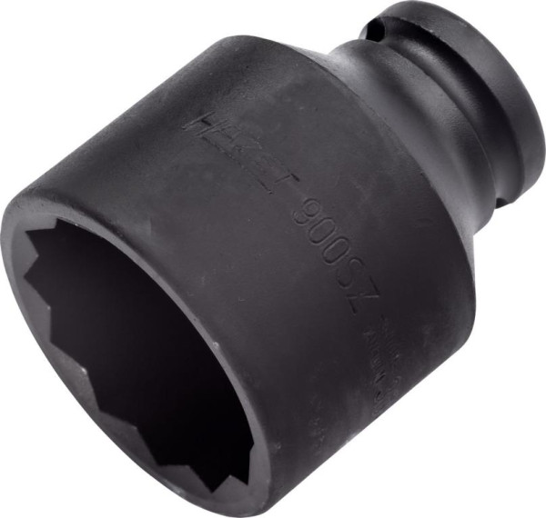 Impact Hazet, douille tournevis machine, double hexagone, carré creux 12,5 mm, 36 mm, pour écrou d'arbre de roue, 900SZ-36