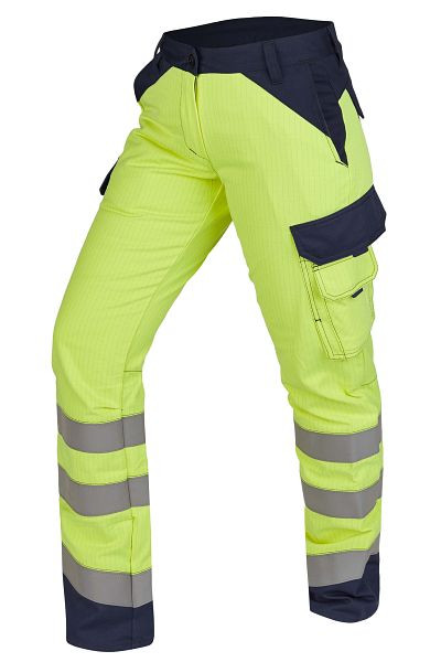 Pantalon femme ROFA 4552781, taille D46, couleur 354-jaune lumineux-marine, 4552781-354-D46