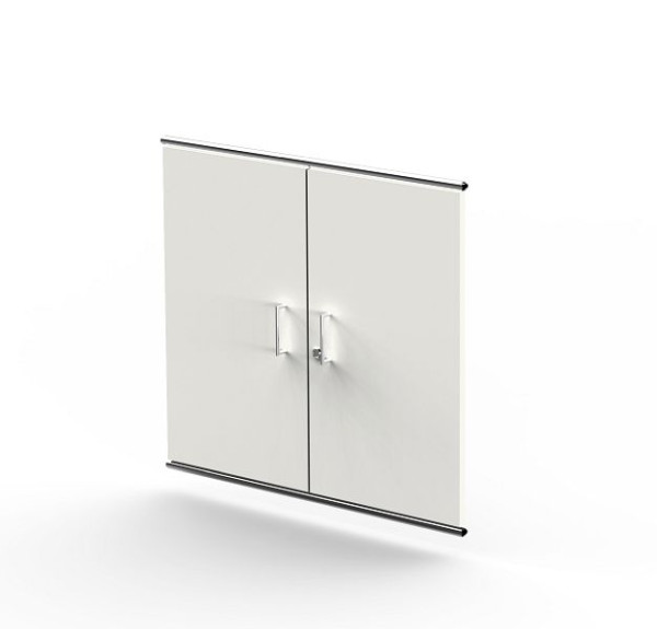 Portes d'entrée Kerkmann, 2 OH, Artline, L 750 x P 16 x H 680 mm, blanc, 13739110