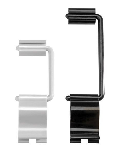 Panneau APS, 7,7 x 5,2 cm, plastique, blanc, lot de 10, 11879