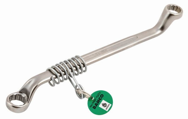 Clé polygonale double Bahco, coudée profonde, 12 pans, 18x19 mm, avec protection contre les chutes, TAH2M-18-19