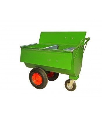 Chariot d'alimentation Growi 180 LL avec cloison, couvercle et conteneur de minéraux, 10120570