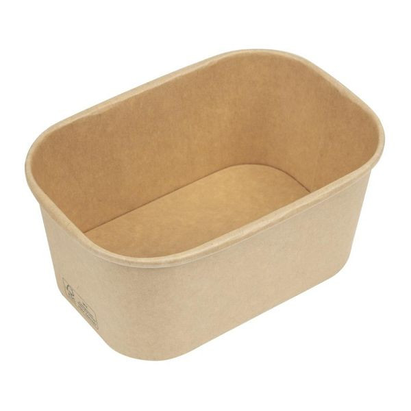 Colpac Stagione Boîtes Alimentaires Recyclables Micro-Ondables 1L (Lot de 300), FP459