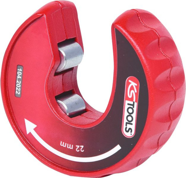 KS Tools coupe-tube à cliquet pour tuyaux en cuivre, 22 mm, 104.2022