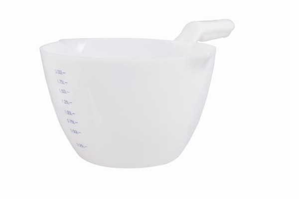 Cocotte Schneider avec anse, polyéthylène, blanc naturel, diamètre 19 cm, 290200