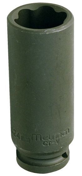 Douille à chocs Metrinch 1/2" longue 28mm et 1 1/8", MET-2268