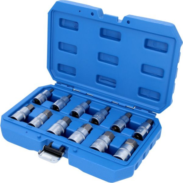 Brilliant Tools Jeu de douilles hexagonales 1/2", 12 pièces, 5 - 22 mm, BT022012
