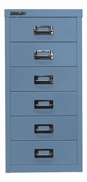 Bisley MultiDrawer ™, série 29, A4, 6 tiroirs, bleu, L296605