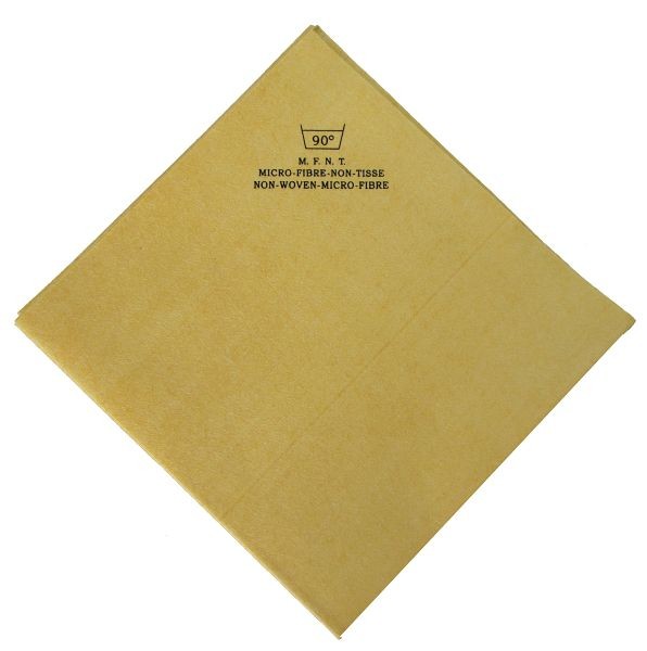 De Witte Chiffon microfibre non tissé 40 x 38 cm jaune - 140 g ECO, PU: sachet de 5 pièces, 370.000.001