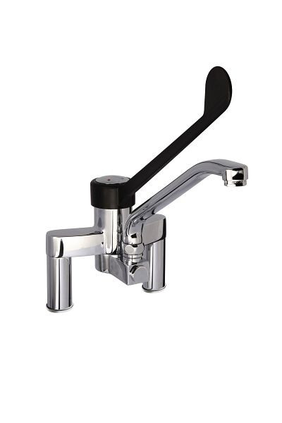 Saro raccord 2 trous levier pivotant noir TESS, 457-1125
