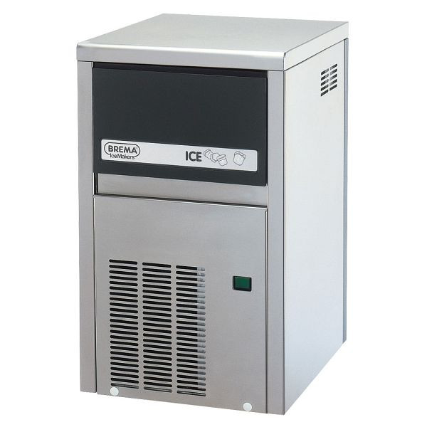 Machine à glaçons Brema refroidie par air, 21kg/24h, dimensions 355 x 404 x 590 mm (LxPxH), BE1802021