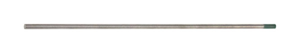 Électrode en tungstène ELMAG type 'E-W', 'verte', 3,2 x 175 mm pour ALU, W 99,9%, 55646