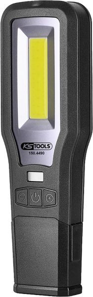 KS Tools Lampe portative d'atelier mobile, 550 lumens, pliable, 150.4490