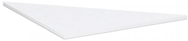 geramöbel plaque de liaison triangle 90° avec matériel de liaison, 4 pieds Pro, 800x800, blanc, N-657508-W
