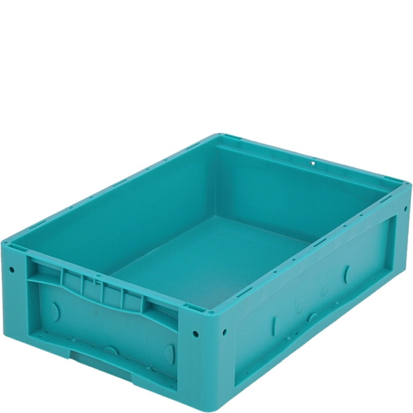BITO petit porte-charge KLT /KLT 64170R 600x400x170 turquoise, fond nervuré, C0571-0009