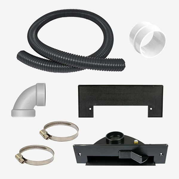 Kit complet HKW de buses de balayage de base pour installation dans le système d'aspirateur central HKW, noir, 10002sch