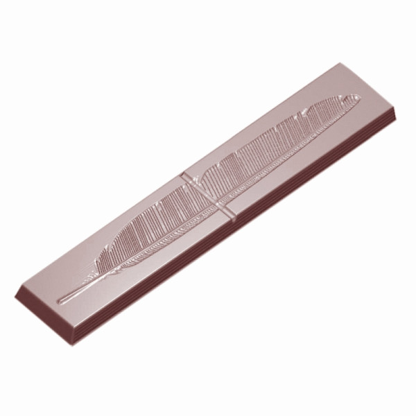 Moule à chocolat Schneider - plume, 275 x 135 x 24 mm / 123 x 22 x 6 mm, 16,5 g, 4 x 2 pièces, 421611