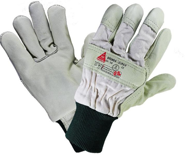 Hase Safety BREMEN-SUPER-STRICKBUND, Gants de sécurité à 5 poignées, taille : 10, UE : 12 paires, 293330-10