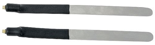 Électrode plate Greisinger GEF 38 (paire) pour chape, papier, etc. Câble de mesure GMK 38 requis, 601296