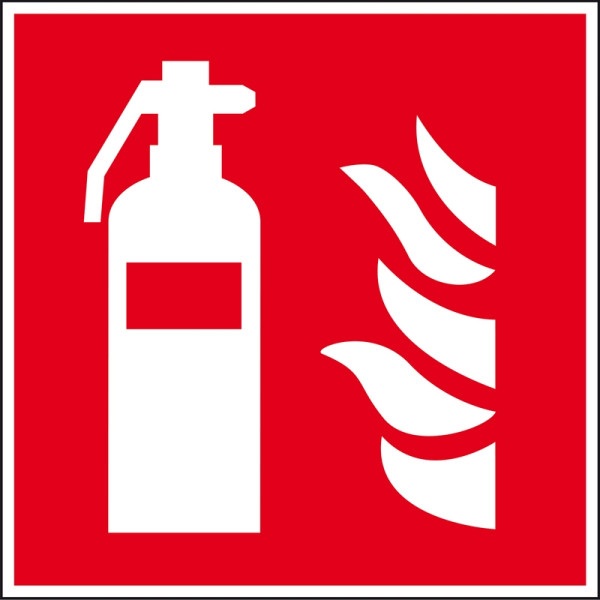 Panneau de protection incendie Eichner "Extincteur", L x H : 45 x 45 cm, aluminium, photoluminescent HI 150, 9225-13035-045