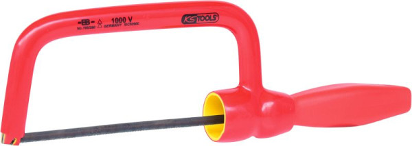 Scie à métaux KS Tools avec isolation de protection, 280 mm, 117.1321