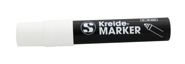 Stylo craie Schneider 15 mm, couleur blanc - épaisseur d'écriture : 5-15 mm, 198910