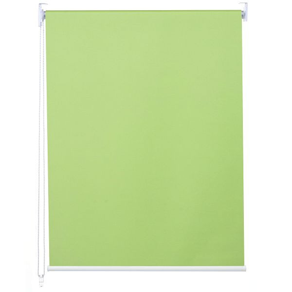 Store à enrouleur Mendler HWC-D52, store de fenêtre à tirage latéral, protection solaire 100x230cm occultant opaque, vert clair, 63455