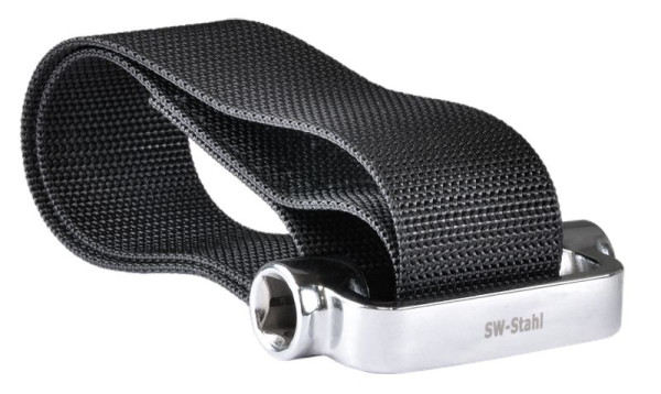 Clé à sangle pour filtre à huile en nylon SW-Stahl, plage de serrage de 225 mm, 08320SB